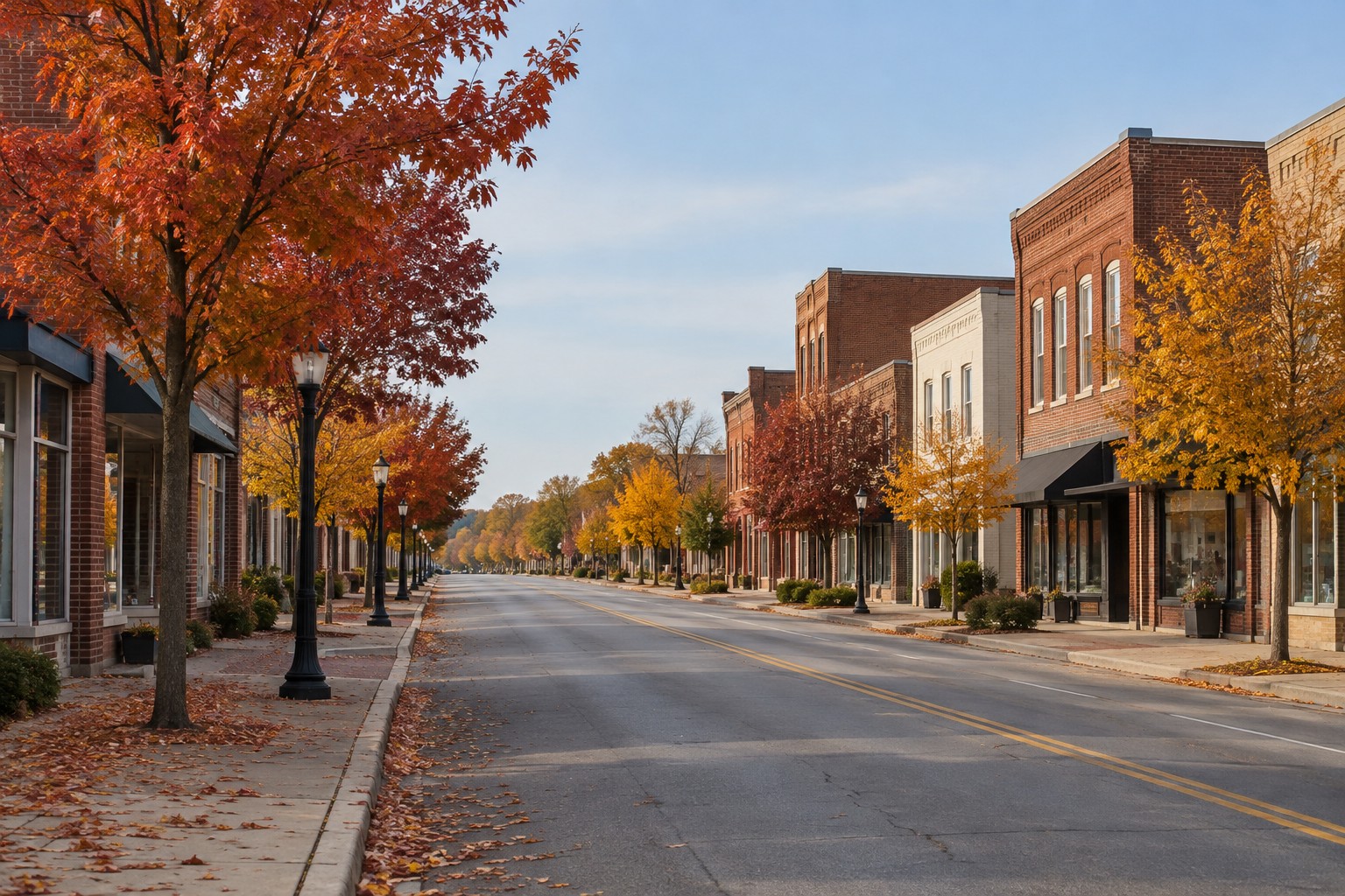 A Lawton, Michigan office street, illustrative